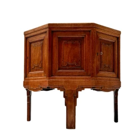 Art Deco Amsterdamse School Coffee Table or Cabinet by Napoleon Le Grand, 1920s